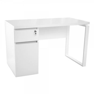 Masa birou Deco 120*60 (blat Alb - cadru Alb)