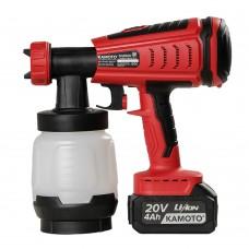 Аккумуляторный краскопульт Kamoto SGB300 (без аккумулятора и зарядного устройства)