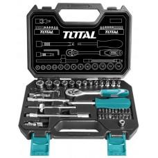 Набор инструмента Total THT141451 ( 1/4" 45 пред)