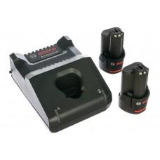 Set acumulatori Bosch GAL 12V-40+2*GBA 2.0Ah (1600A019R8)