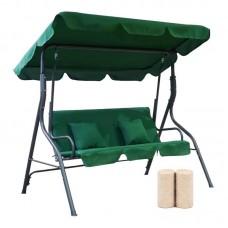 Leagan de gradina MC6372 Verde+2 cuverturi 200x230 (16-381-50)