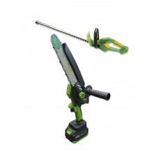 Ferestrau cu acumulator Master Kraft FML 21-8+Masina de tuns gard viu Partner Pro PP-BHT2052