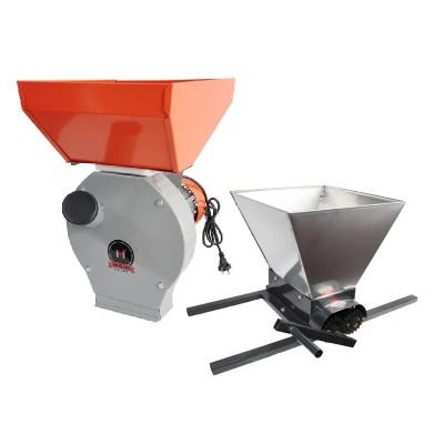 Moara TechnoWorker MME35+Zdrobitor struguri Elefant HGP-50S Inox