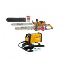 Цепная пила бензиновая Technoworker DB5802 Pro+Сварочный аппарат Rotor MMA200-Mini