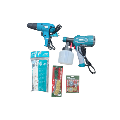 Набор Краскопульт Total TT3506+Crafter RDE-500