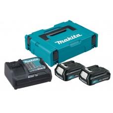 Set încărcător+2 acumulatoare Makita DC10SB+BL1021B