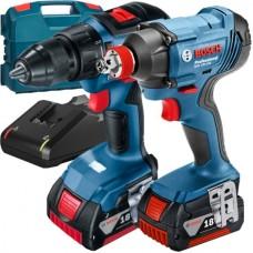 Set de instrumente pe acumulatori Bosch GDX+GSR 18V (0615990N3F) 