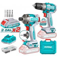 Set de scule electrice Total TCKLI20272