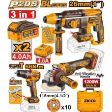 Set Ingco CKLI202598