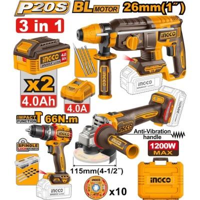 Set Ingco CKLI202598