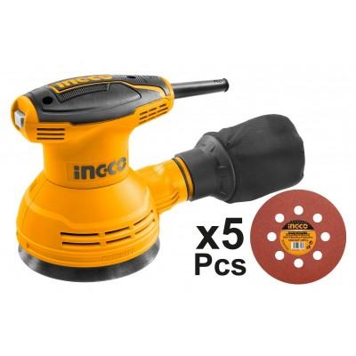 Эксцентриковая шлифовальная машина INGCO RS3208