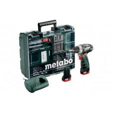 Şurubelniţa electrica Metabo PowerMaxx BS Basic 2x2.0Ah +Set (600080880) 