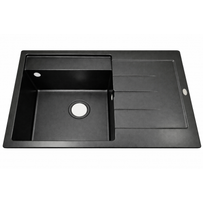 Chiuvetă bucătărie Tornado EVA 640*493 Black
