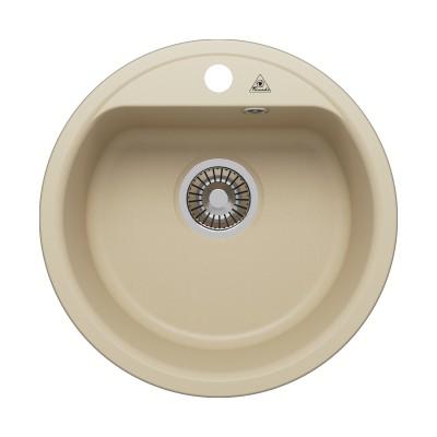 Мойка кухонная Tornado Quartz D480 Ivory
