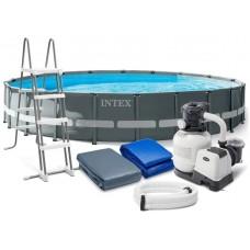 Piscină Intex PRISM FRAME PREMIUM 610х132сm, 32695L, cadru metalic