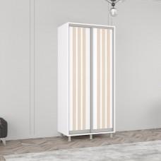 Шкаф-купе Aron 150x200 раздвижные двери из ДСП с ламелями