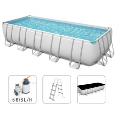 Piscina Bestway Power Steel 640x274x132cm, 19281L, metal carcas
