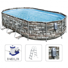 Piscina Power Steel Oval 610х366х122cm, 20241L