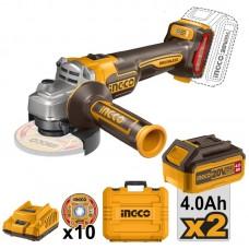 Болгарка аккумуляторная Ingco CAGLI211542