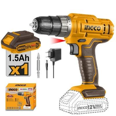 Masina de gaurit si insurubat cu acumulator Ingco CDLI1218