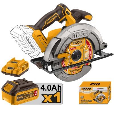 Ferestrău circular cu acumulator Ingco CSLI18511