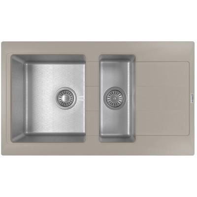 Кухонная мойка Florentina Combi 860K Gray (21.410.D0860.305)