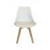 Komo wood DC-ARF072 - scaun, alb