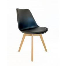 Komo wood DC-ARF072 - scaun, negru