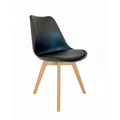 Komo wood DC-ARF072 - scaun, negru