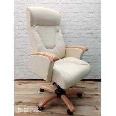 Fotoliu Galant MB, Buc, piele Lux Vanil combi