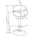 Scaun H44 (stejar deschis/negru)