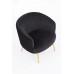 Fotoliu Crown (negru)