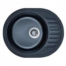 Chiuveta de bucatarie din piatra Mixxus, HB8311-G226 BLACK 570x450x180