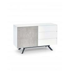 Comoda STONNO KM-1 (alb/beton)