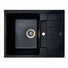 Chiuveta de bucatarie din piatra Mixxus, HB8210-G226 BLACK 620x500x200