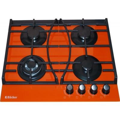 Plită incorporabilă cu gaz Backer HC-435W Orange