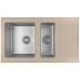 Chiuvetă de bucătărie Florentina Combi 860K Sand (21.410.D0860.107)