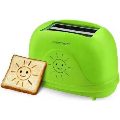 Prajitor de pâine Esperanza Smiley Green (EKT003)