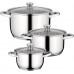 Set vase de gatit BergHOFF Gourmet 6 (1100245) Set vase de gatit BergHOFF Gourmet 6 (1100245)