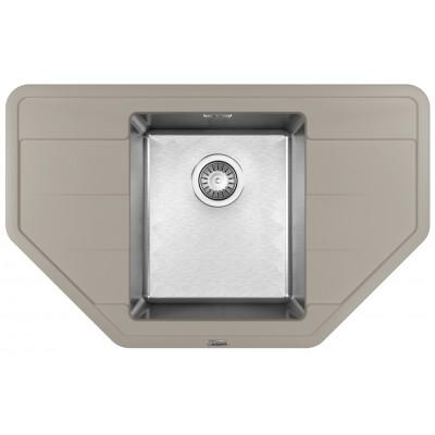 Chiuvetă de bucătărie Florentina Combi 800C Gray (21.420.C0800.305)