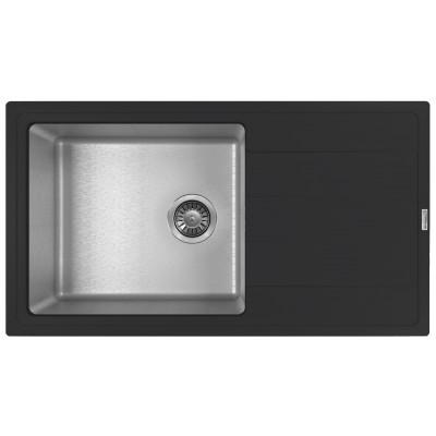 Chiuvetă de bucătărie Florentina Combi 860 Anthracite (21.400.D0860.302)