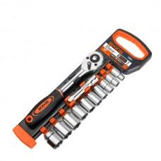 Набор головок/бит Wokin 12pcs 3\8 Ratchet Handle with Sockets Set (154838)