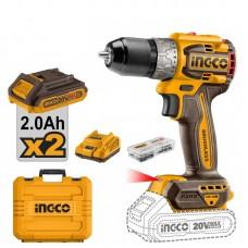 Masina de insurubat si gaurit cu acumulator Ingco CDLI20602