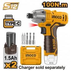 Masina de insurubat cu impact pe acumulator Ingco CIRLI12015