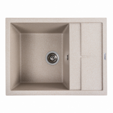 Chiuvetă de bucătărie din granit Platinum 6550 LOTOS mat Safari