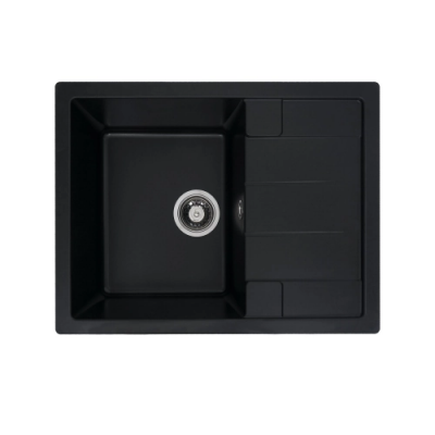 Chiuvete de bucatarie Elefant Premium cu piatra artificiala INTENSO 6550 Negru