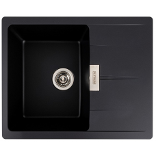 Chiuvetă de bucătărie Platinum 6250 ZIRKONE granit mat (negru)