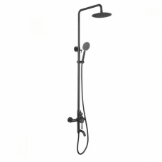 Душевая колонна с тропическим душем и смесителем MIXXUS SUS-009-J BLACK