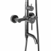 Душевая колонна с тропическим душем и смесителем MIXXUS SUS-009-J BLACK