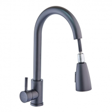 Baterie bucătărie cu pulverizator extractibil Champion NEO-014 Negru